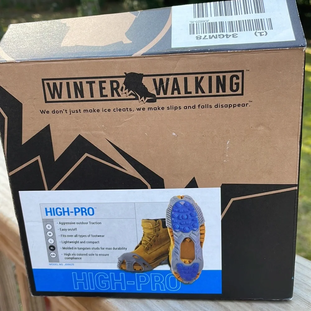 NIB- Winter Walking High-Pro Ice Cleats Size XL (11-13)